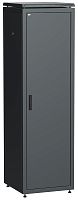 ITK Шкаф сетевой напольный 19" LINEA N 42U 600х800мм металлическая передняя дверь черный | код LN05-42U68-M | IEK